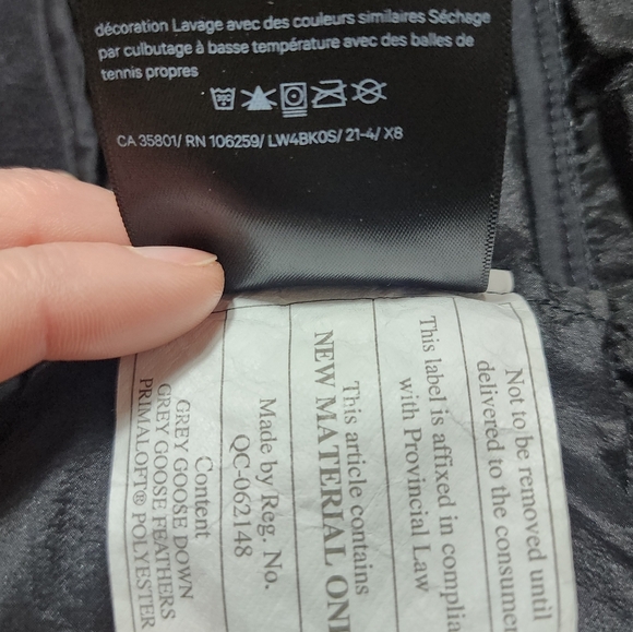 Lululemon Down For It All Womens Down Fill Size 2 Full Zip Jacket - Picture 14 of 14